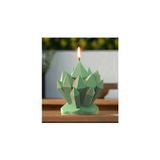 Vald Design Palo Santo Kokulu Kristal Mum - Yeşil