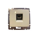 Valena 774438 RJ11 Tekli Telefon Prizi Beyaz (Çerçeve Dahil)