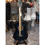 Valencia 4/4 Klasik Gitar VC104 Tbus Kılıf Hediyeli - YEŞİL. - BLS (MAVİ SUNBURST)