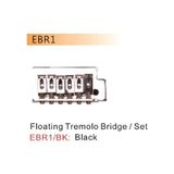 Valencia EBR1BK Siyah Dr.Parts 8 Vi Elektro Tremolo Köprü+Kol Set
