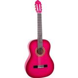 Valencia VC102TPKS 6-8 Yaş Sap Çelikli 1/2 Pembe Sunburst Klasik Gitar