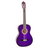 Valencia VC103TPPS 8-11 Yaş Sap Çelikli 3/4 Mor Sunburst Klasik Gitar