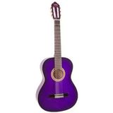 Valencıa Vc103tpps Valencıa Vc103tpps Klasik Gitar, 3/4, Mor Sunburst, Sap Çelikli