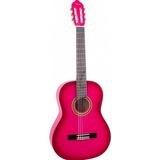 Valencia VC104 Klasik Gitar 4/4 (Pembe)