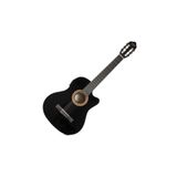 Valencia VC104TCE Black Elektro Klasik Gitar