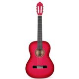 Valencia VC104TPKS Klasik Gitar 4/4 (Pembe Sunburst) | Sap Çelikli - Parlak Cila - Yetişkin Boy