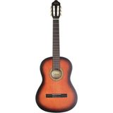 Valencia VC204CSB 4/4 Klasik Gitar Sunburst Mat 101CM X 36CM Boy ile Profesyonel Kullanım