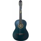 Valencia Vc204tbu Mavi Mat Kapak Klasik Gitar