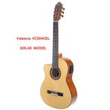 Valencıa Vc304cel Solak Elektro Klasik Gitar -Solak Model- Kılıf+Pena