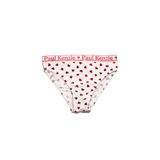 Valentine Collection - Kadın Slip Külot - Burgundy Hearts