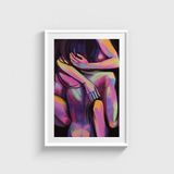 Valentine v2 Tablo Çerçeveli Poster Duvar Dekorasyonu - 30 x 40 - Beyaz Çerçeveli