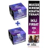 VALENTINES PROFESSIONAL Krem Keratin Terapi Mucize Bakım Aylarca Kalıcı Bakımlı Ve Düz Saçlar Brezilya Fönü 2 Li Fırsat