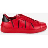 Valentino Garavani Logo Baskılı Kırmızı Erkek Sneaker
