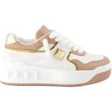 Valentino Garavani One Stud Xl Kadın Sneakers - Bej