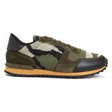 Valentino Garavani Rockrunner Haki Erkek Deri Sneaker Beden :42