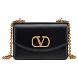 Valentino Garavani Vain Shiny Leather 6W2B0R16GCB-0NO Kadın Omuz Çantası Siyah