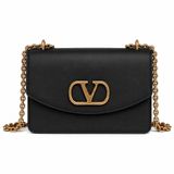 Valentino Garavani Vlogo Signature 7W0B0R16GCB-0NO Kadın Omuz Çantası Siyah