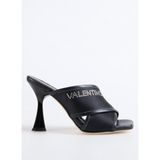 Valentino Saten Siyah Kadın Topuklu Sandalet 91D2541STN
