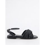 Valentino Siyah Kadın Deri Sandalet 91D2542NAP