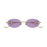 Valentino Valentıno 0032S 004 53-17-140 Kadın Güneş Gözlüğü - Açık Mor