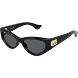 Valentino VG0014S 001 Black Grey Cat Eye Vlogo Gunes Gozlugu - Siyah - Gri