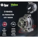 Valeo 12v 105 Amper Fiat Linea 1.3 Mjt Şarj Dinamosu - Alternatör