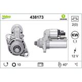 VALEO 12V MARŞ MOTORU 10 DİŞ 1 KW CCW AUDI-SEAT-SKODA-VW
