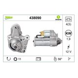 Valeo 12V Marş Motoru 11 Diş 1.9 Kw Cw 3 Kulak