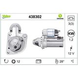 VALEO 12V MARŞ MOTORU 12 DİŞ 1.2 KW FORD FORD FOCUS/KUGA/C-MAX-VOLVO S60/S80/V40/V70 (START-STOP)