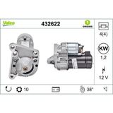 Valeo 12V Marş Motoru 9 Diş/10 Diş 1.2 Kw Renault Clıo/Megane