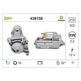 Valeo 12v Marş Motoru Valeo Tipi 10 Diş 2.2 Kw D7r Master/movano