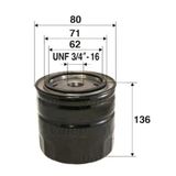 Valeo 586018 Yağ Filtresi Volkswagen Golf Iı 1.8 Gtı G60 Corrado 1.8G60 37115561