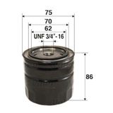 VALEO-586039 YAĞ FİLTRESİ FORD FİESTA IV 1.25I 16V