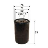 VALEO 586079 YAĞ FİLTRESİ FORD FOCUS II 1.8 T-C-MAX 1.8 T