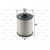 Valeo 587922 Yakıt Filtresi Mazot Mercedes C Class W202 C 200 Cdı 202.134 -C Class W202 C 220Cdi 202.133 6110900952