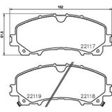 VALEO 670420 Ön Disk Fren Balatası Infiniti Q50 2.0/2.2D/3.5 06/13 Nissan X-Trail 1.6D 04/14 Koleos 2.0D 08/16