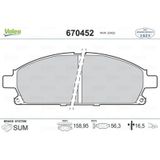 Valeo 670452 Ön Balata Nissan Pathfinder 2.7Td 3.3 V6 4Wd (97-04) 536954433