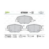 VALEO 670591 Ön Disk Fren Balatası Opel Insignia 1.5/1.6D/2.0D 03/17 Vauxhall Insignia 1.5/1.6D/2.0D 03/17