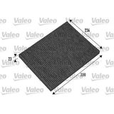 Valeo 698865 Polen Filtresi Chrysler Grand Voyager 2.4 2.5Crd 3.3 2001 2008 2.5Crd 2004 2008 Karbonlu Cuk3142