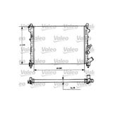 Valeo 731128 Su Radyatörü Laguna I 94- 1.6 16V Nac 1.8 2.0 2.0 8V F3r 2.0 16V N7q Espace Iıı 96- Avantıme 01-