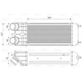 VALEO 818663 Turbo Radyatörü C2-C3 207
