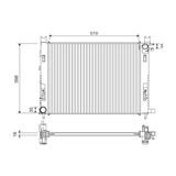 Valeo Almparca Motor Su Radyatoru Captur I 12- Clio Iv 12- Dokker 12- Symbol Iii 14- Sandero Ii 12- 0.9 Tce 1.2 Tce 1.5 Dci 1.6 506X414X18
