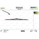 Valeo Almparca Silecek Silencio 60 cm X1 VM18 Renault Toyota Volvo Subaru Pejo Vw Opel Bmw Kia Fiat Swf 116148 - Siyah