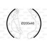 Valeo Arka Fren Balatası Pabuclu Corsa C 00-09 Vectra A 93-95 Astra F 91-98 Lacettı 05-> Nubıra 03-> Kalın Tıp 200X46MM