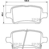 Valeo Depomix Disk Fren Balatasi Arka Opel Ampera E 0.0 06/17 Opel Astra 1.0/1.4/1.6/1.6d 06/15