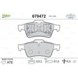 Valeo Dısk Fren Balata Arka Ford Focus Iı/c-Max Iı/focus Iıı/transıt Connect Tc7/renault Laguna Iı/megane Iı/latıtude/espace Iv/opel Vectra C/nıssan Prımera