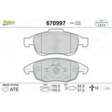 Valeo Disk Fren Balatası Ön Cıtroen C4 Pıcasso-C4 Iı Ds4-1.6Hdı 110/1.8 16V 10/06 - Partner Tepe-Berlıngo