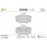 Valeo Disk Fren Balatası (Ön) Opel Corsa 1.4/1.7D 99>03