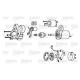 Valeo Fiat Albea 1.3 Marş Kömürü 594377