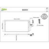 Valeo Mtxdpn Klima Radyatörü Kondenseri Kurutucu Ile Combo-Corsa C 1.3cdti-1.7cdti 03- 548X261X16